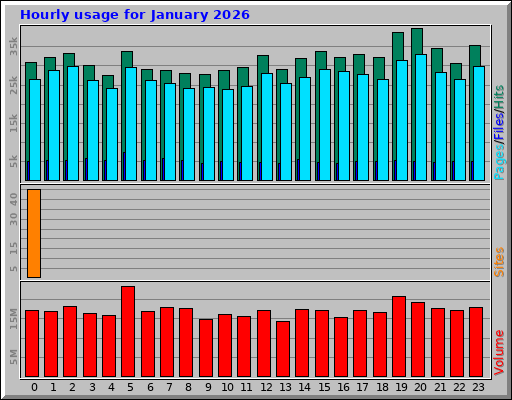 Hourly usage for January 2026 Hourly usage for January 2026